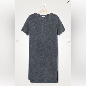 American Vintage Heather Gray Vacaville Wool Sweater Dress